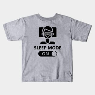 Sleep Mode On Activated Kids T-Shirt